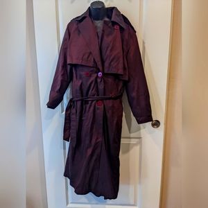 Vintage New York Harbor Women Trench Coat. Size 6